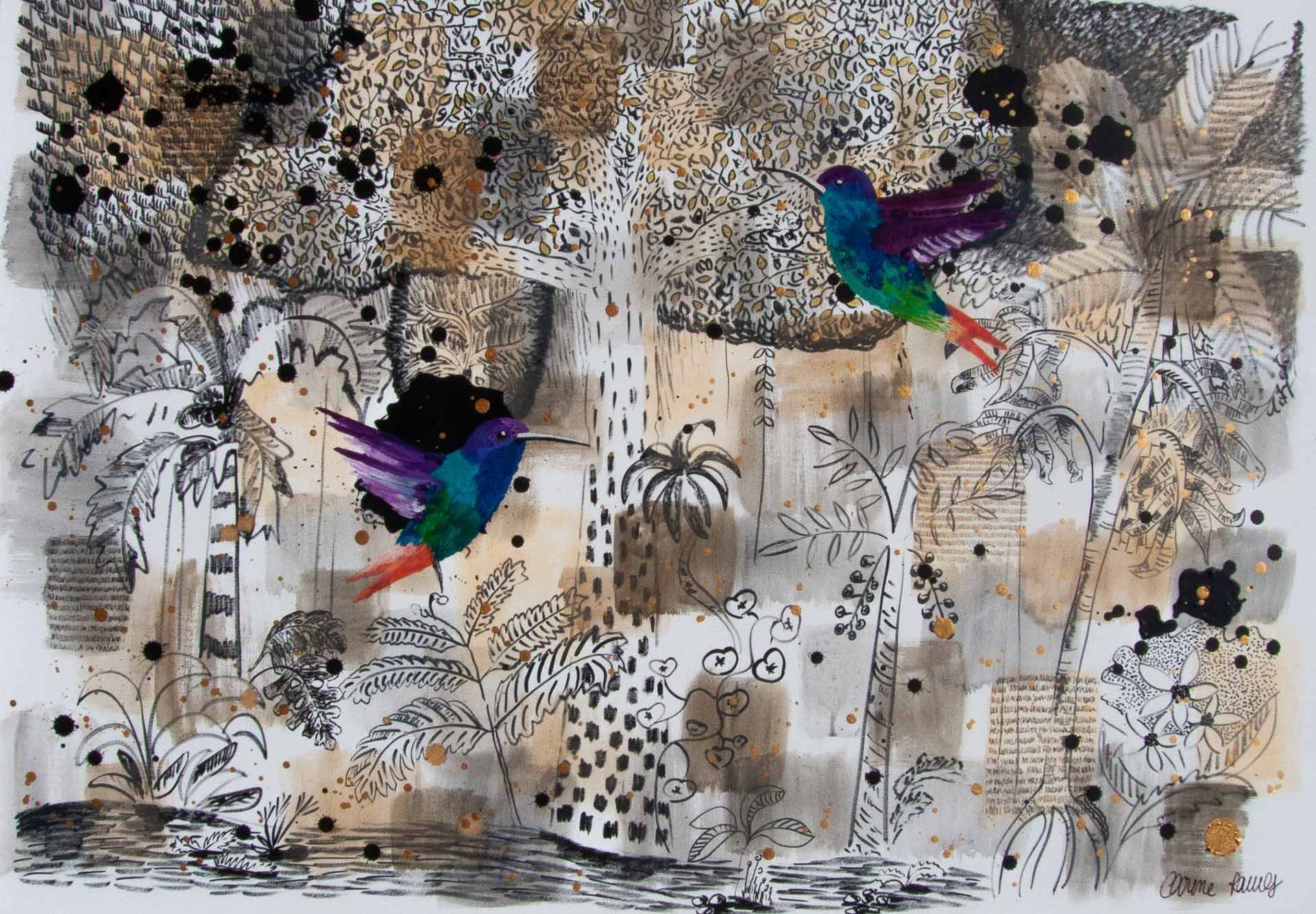 Jungle aux colibris