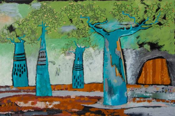 Baobabs bleus